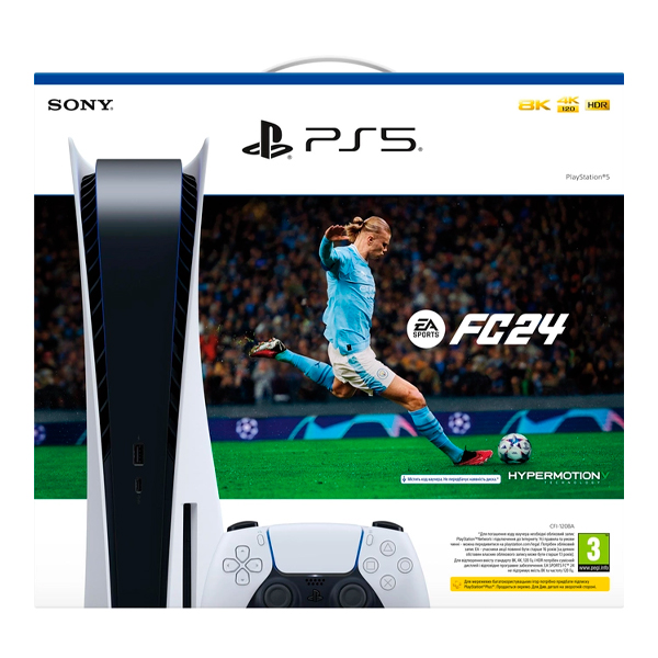 Стаціонарна ігрова приставка Sony PlayStation 5 825GB EA SPORTS FC 24 Bundle (1000040036)