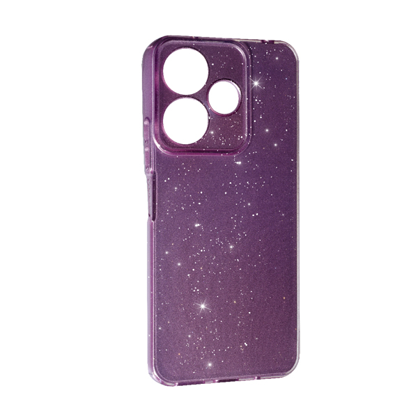 Чехол Silicon Shiny Case Xiaomi 13/Poco M6 Glitter Lilac Pride