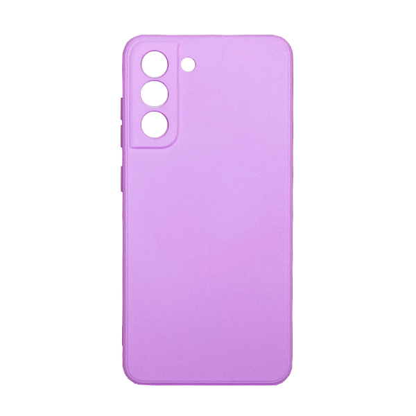 Чохол Original Soft Touch Case for Samsung S21 FE/G990 Purple with Camera Lens