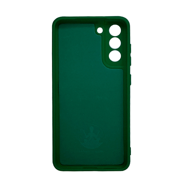 Чохол Original Soft Touch Case for Samsung S21 FE/G990 Dark Green with Camera Lens