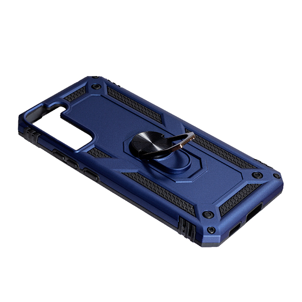Чохол Armor Antishock Case для Samsung S22 Plus/S906 with Ring Dark Blue