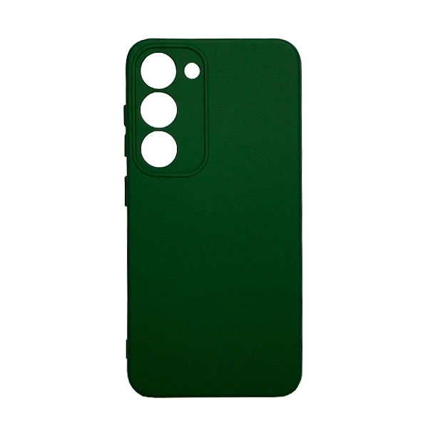 Чохол Original Soft Touch Case for Samsung S23/S911 Dark Green with Camera Lens