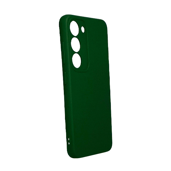 Чохол Original Soft Touch Case for Samsung S23/S911 Dark Green with Camera Lens
