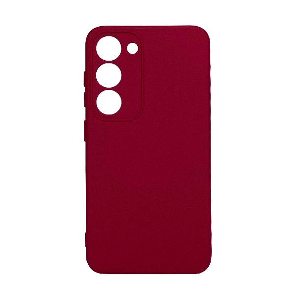 Чехол Original Soft Touch Case for Samsung S23/S911 Marsala with Camera Lens