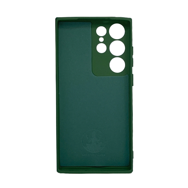 Чохол Original Soft Touch Case for Samsung S23 Ultra/S918 Dark Green with Camera Lens