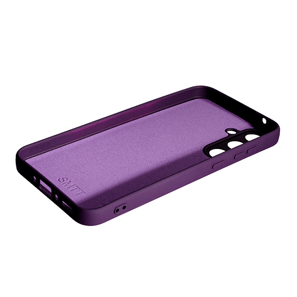 Чехол Original Soft Touch Case for Samsung A35-2024/A356 Deep Purple with Camera Lens