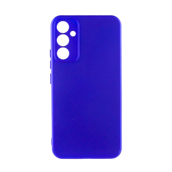 Чехол Original Soft Touch Case for Samsung S24 Plus/S926B Dark Blue with Camera Lens