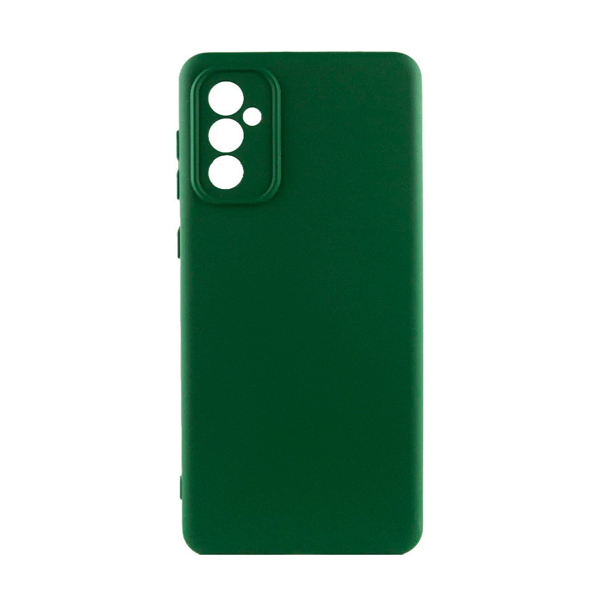 Чехол Original Soft Touch Case for Samsung S24 Plus/S926B Dark Green with Camera Lens