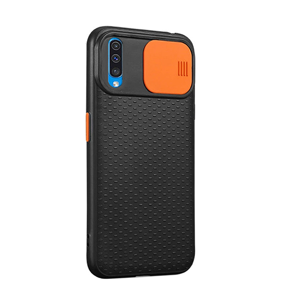 Чехол накладка Camshield TPU для Samsung A50-2019/A30s-2019/A50s-2019 Black/Orange