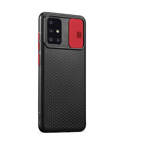 Чохол накладка Camshield TPU для Samsung A51-2020/A515 Black/Red
