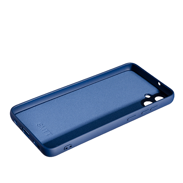 Чехол Original Soft Touch Case for Samsung A05-2023/A055 Dark Blue with Camera Lens