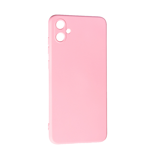 Чехол Original Soft Touch Case for Samsung A05-2023/A055 Pink with Camera Lens