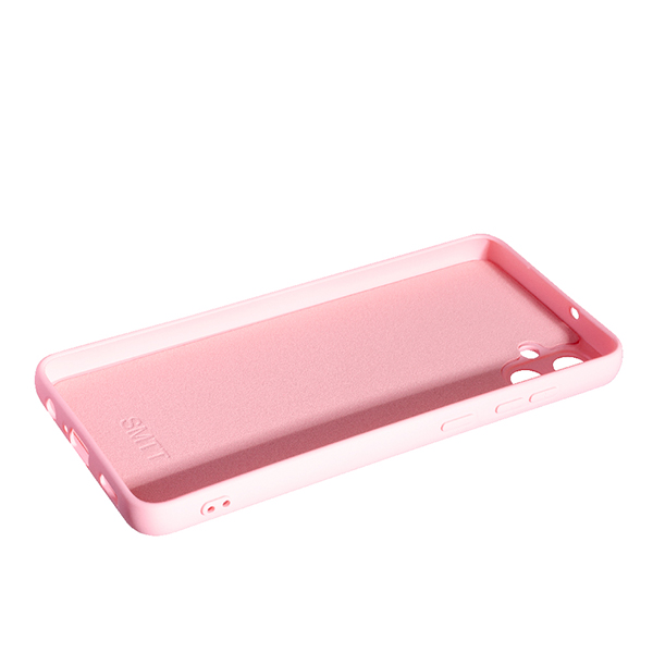 Чехол Original Soft Touch Case for Samsung A05-2023/A055 Pink with Camera Lens