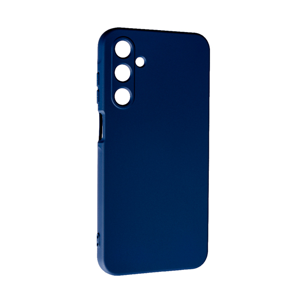 Чехол Original Soft Touch Case for Samsung A16-2024/A166 Dark Blue with Camera Lens