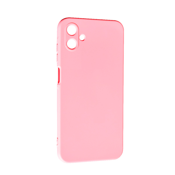 Чехол Original Soft Touch Case for Samsung A06-2024/A065 Pink with Camera Lens