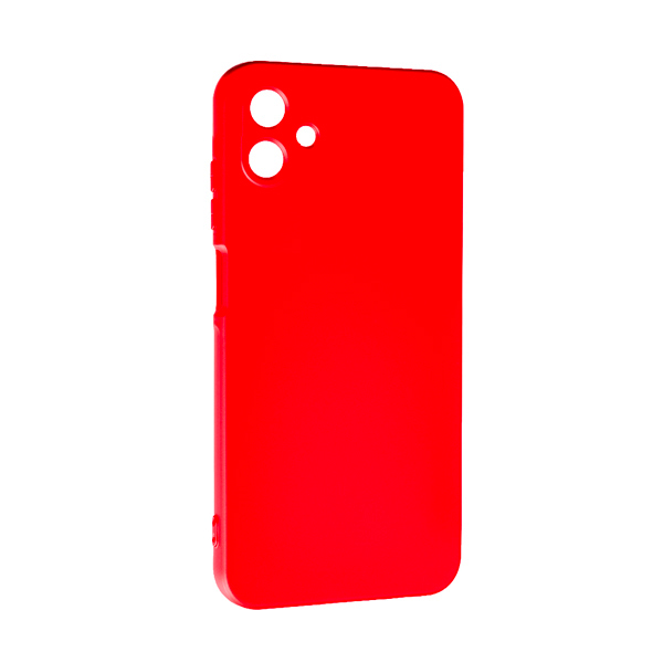 Чехол Original Soft Touch Case for Samsung A06-2024/A065 Red with Camera Lens