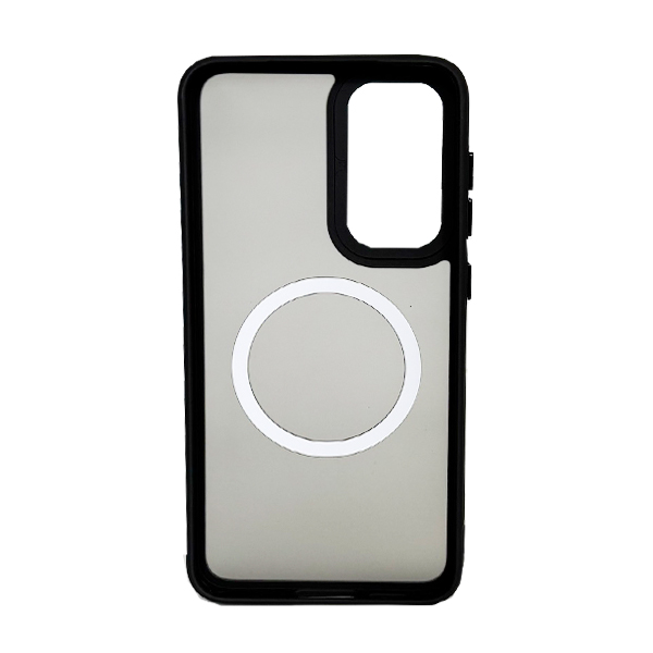 Чехол накладка Mate Plus Metal Buttons Case with MagSafe для Samsung S23 Plus/S916 Black