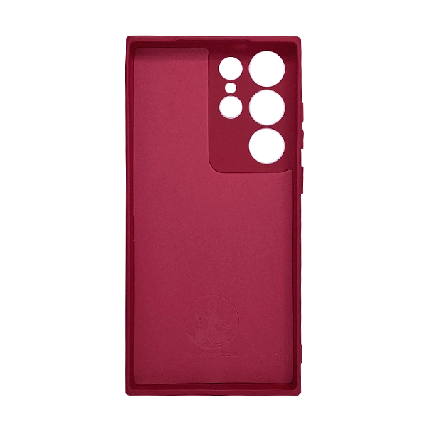 Чехол Original Soft Touch Case for Samsung S24 Ultra/S928B Marsala with Camera Lens