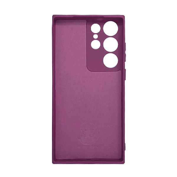 Чехол Original Soft Touch Case for Samsung S24 Ultra/S928B Purple with Camera Lens