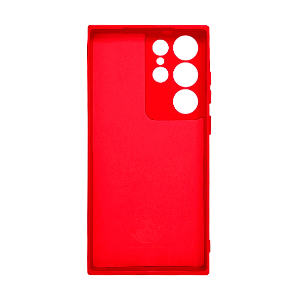 Чехол Original Soft Touch Case for Samsung S24 Ultra/S928B Red with Camera Lens