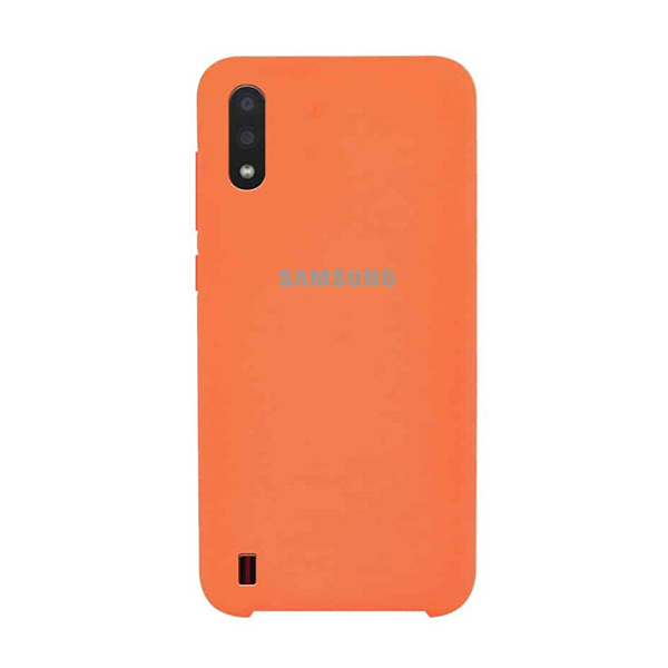 Чехол Original Soft Touch Case for Samsung A01-2020/A015 Orange