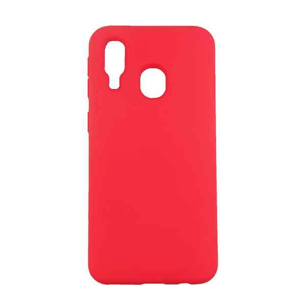 Чехол Original Soft Touch Case for Samsung A40-2019/A405 Rose Red