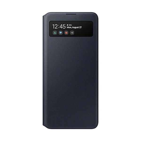 Чехол накладка Samsung A51 S View Wallet Cover Black (EF-EA515PBEGRU)