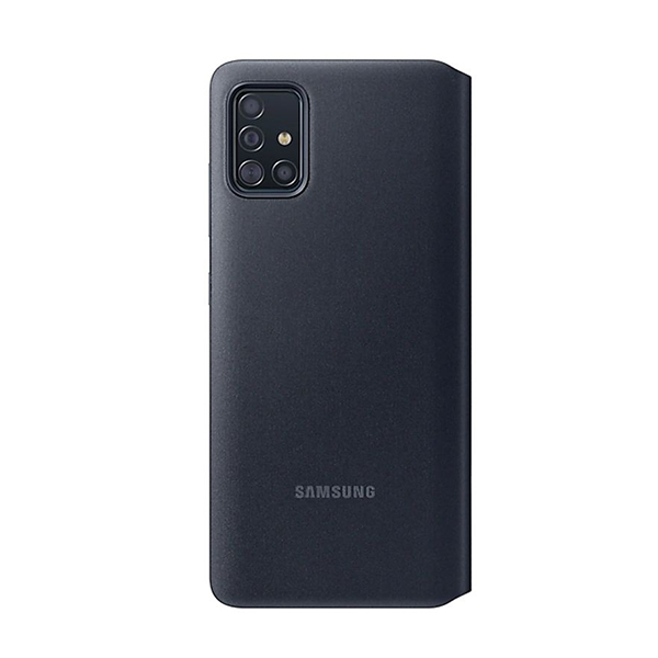 Чехол накладка Samsung A51 S View Wallet Cover Black (EF-EA515PBEGRU)