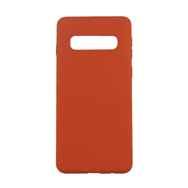 Чехол Original Soft Touch Case for Samsung S10 Plus/G975 Orange