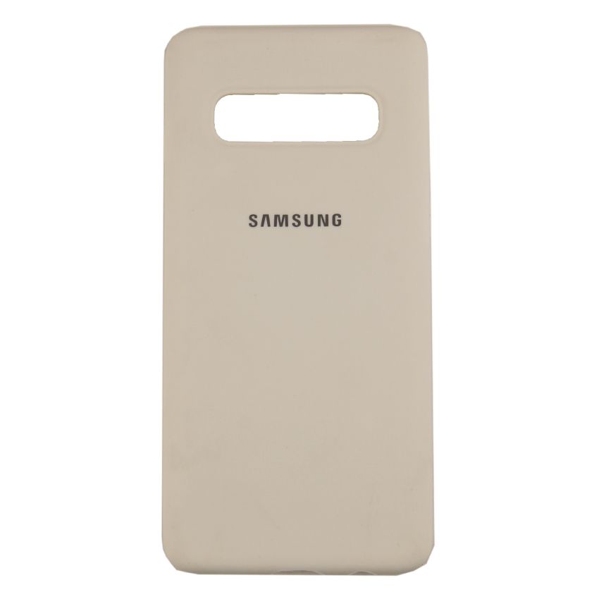 Чехол Original Soft Touch Case for Samsung S10 Plus/G975 White