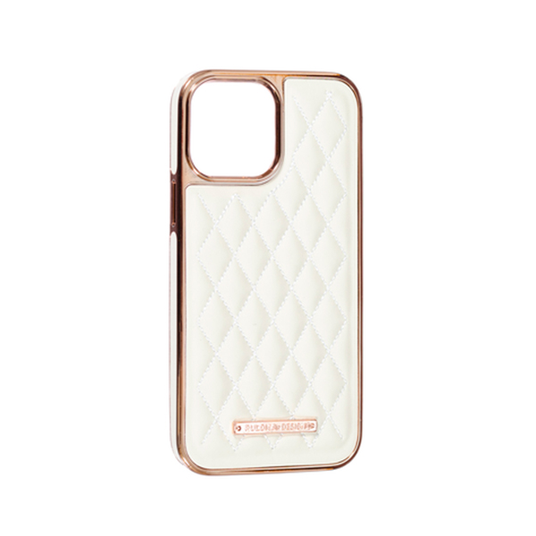 Чохол Puloka Leather Case для iPhone 13 Pro White