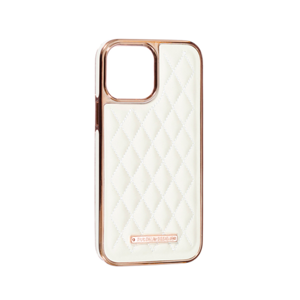 Чехол Puloka Leather Case для iPhone 13 Pro Max White