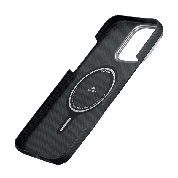 Чехол Pitaka iPhone 16 Pro Case with MagSafe Black/Grey (KI1601PA)