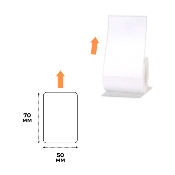 Етикетки NIIMBOT T50*70-110 White для B1/B21/B3S (A2A18918301)