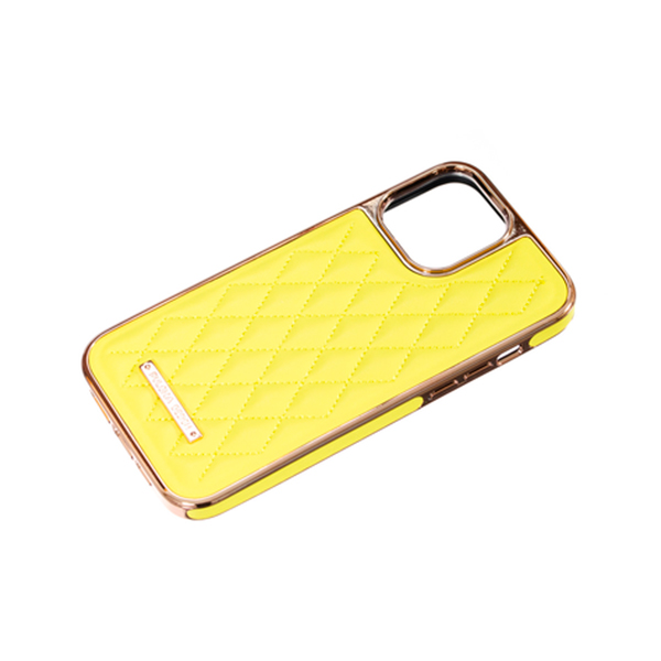 Чехол Puloka Leather Case для iPhone 13 Pro Yellow