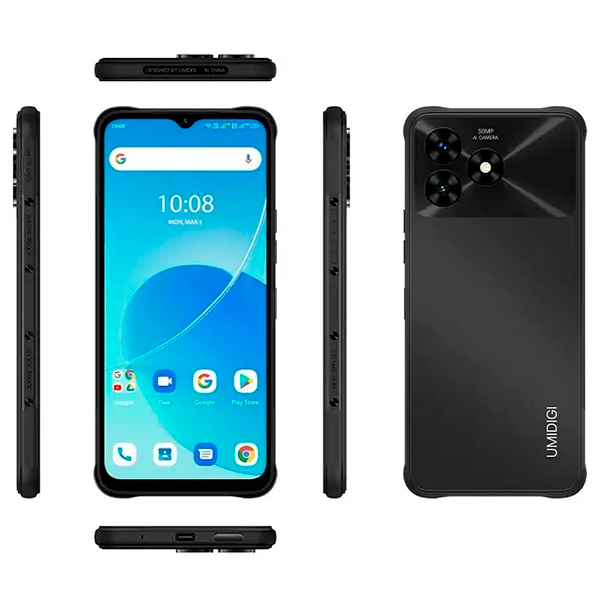 Смартфон UMIDIGI G5 Mecha 8/128GB Black