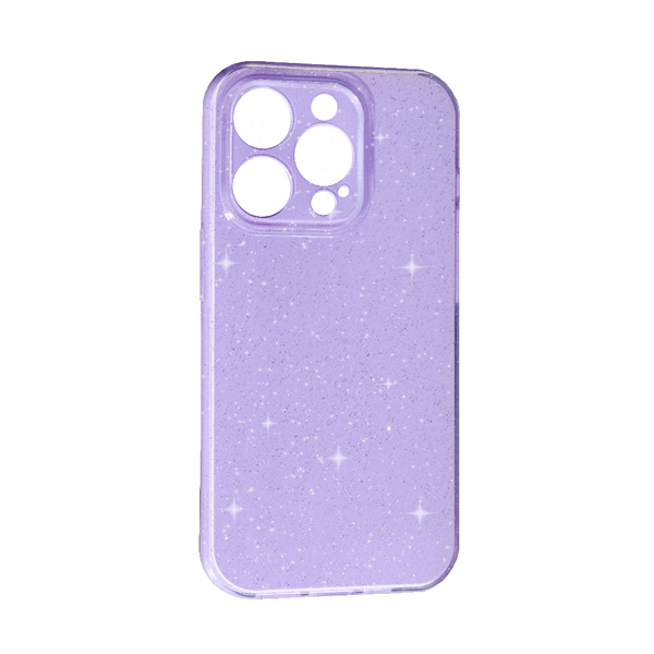 Чехол Silicon Shiny Case iPhone 13 Pro Glitter Lavander