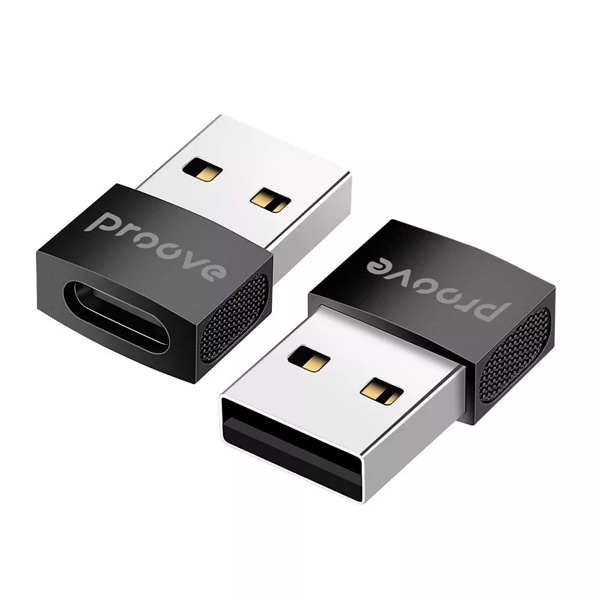 Перехідник Proove Extension USB to Type-C Black