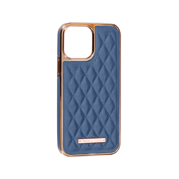 Чехол Puloka Leather Case для iPhone 13/14 Blue