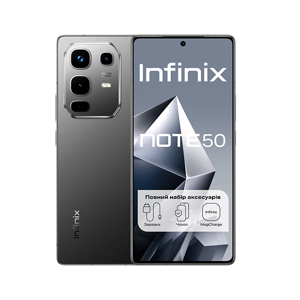 Смартфон Infinix Note 50 (X6858) 8/256GB Shadow Black