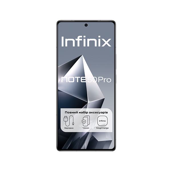 Смартфон Infinix Note 50 Pro (X6855) 12/256GB Shadow Black