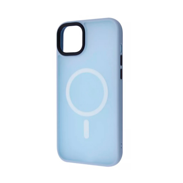 Чехол Wave Matte Colorful Case для Apple iPhone 14 Plus with MagSafe Sierra Blue