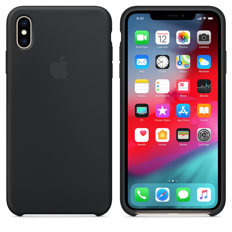 Чохол для смартфона Apple iPhone XS Max Silicone Case - Black (MRWE2)