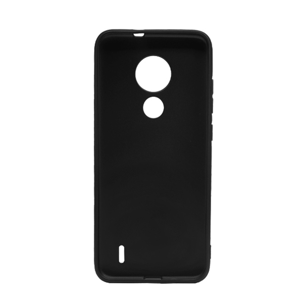 Чохол Original Silicon Case Nokia C21 Black with Camera Lens