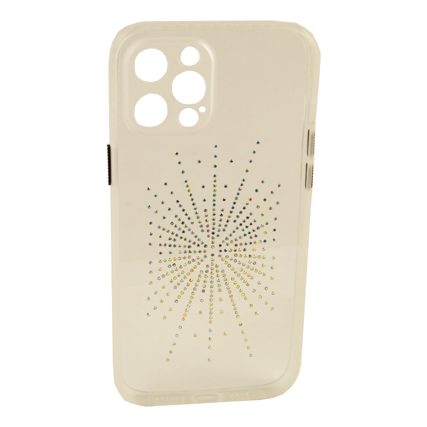 Чохол Silicon Diamond Younicou Case iPhone 12 Pro Max Silver Shine