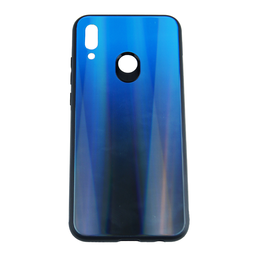Silicon Mirror Shine Gradient Case для Huawei P Smart 2019/Honor 10 Lite  Deep Blue