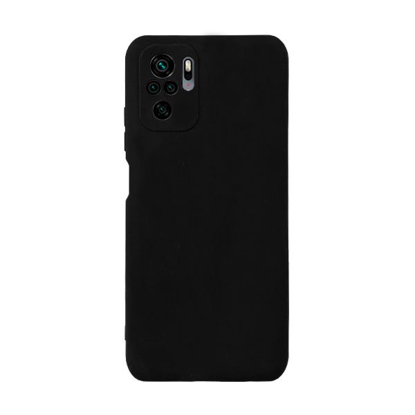 Original Silicon Case Xiaomi Redmi Note10 Black with Camera Lens