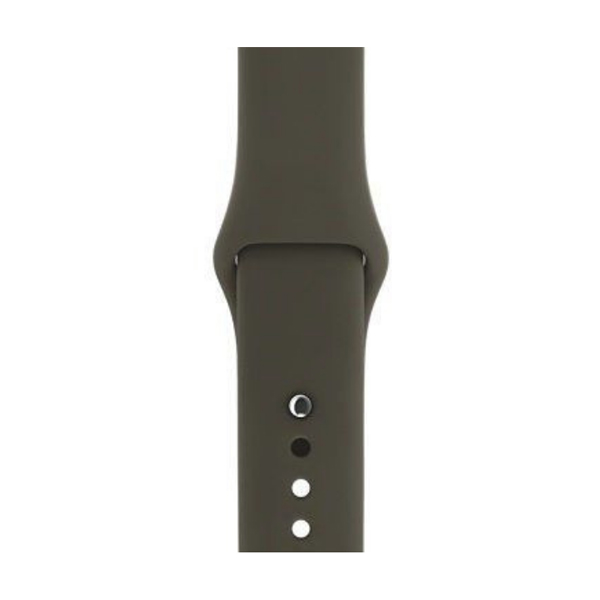 Ремінець для Apple Watch 42mm/44mm Silicone Watch Band Dark Olive
