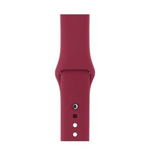 Ремешок для Apple Watch 42mm/44mm Silicone Watch Band Rose Red