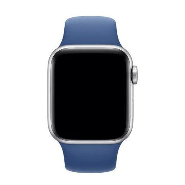 Ремешок для Apple Watch 42mm/44mm Silicone Watch Band Delf Blue